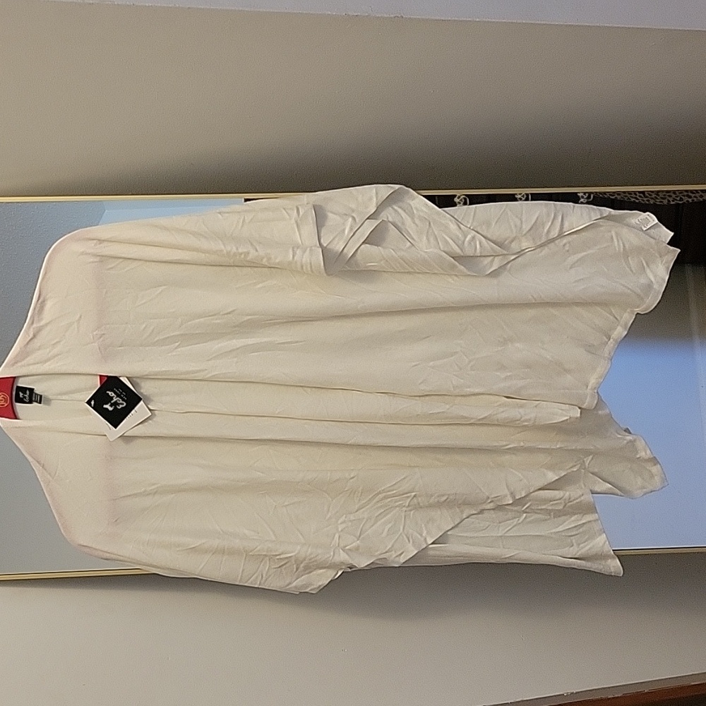 Echo White Poncho Scarf OS